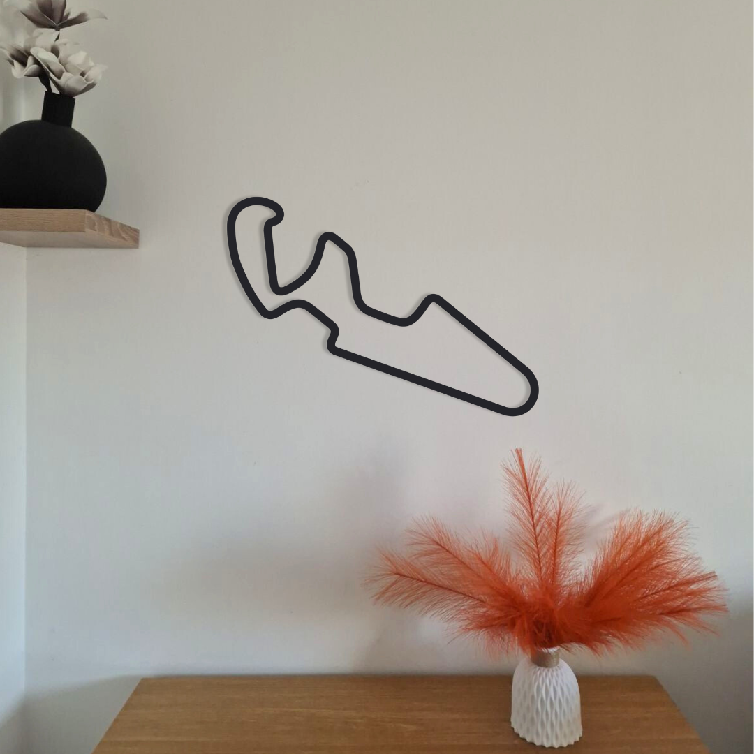 Circuits MOTOGP acier mural