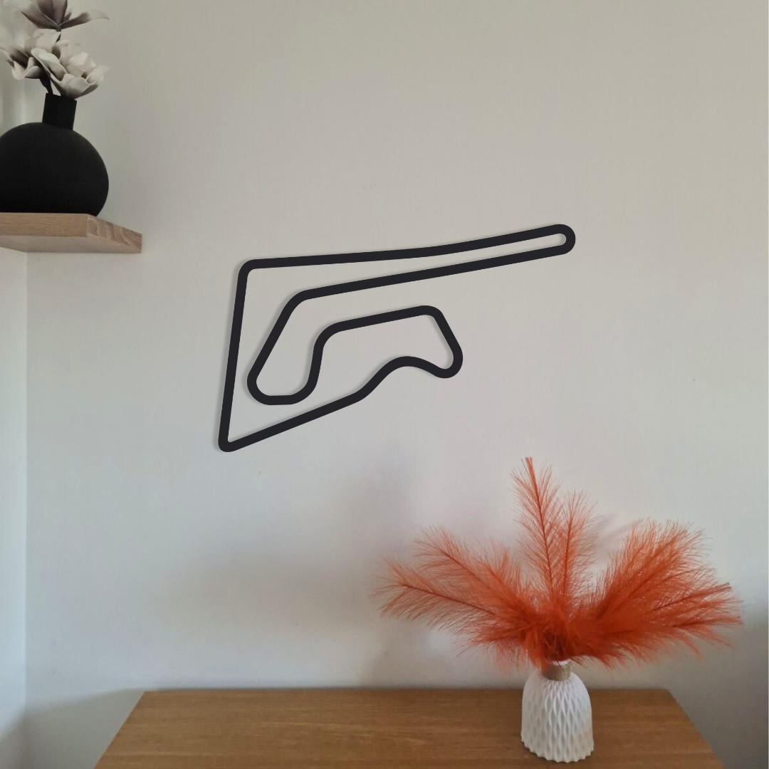 Circuits MOTOGP acier mural