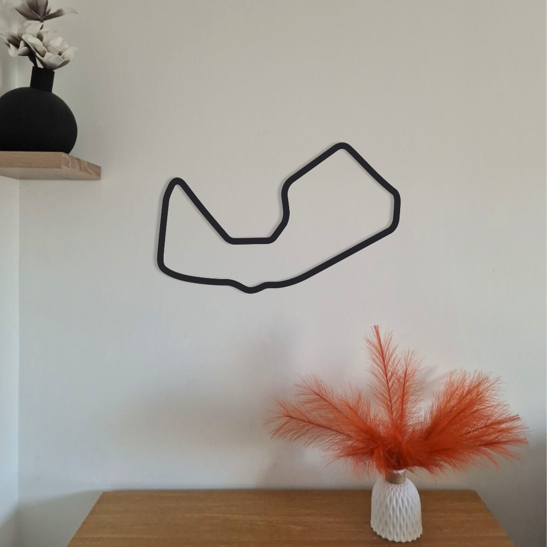 Circuits MOTOGP acier mural