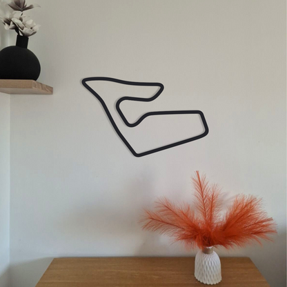 Circuits MOTOGP acier mural