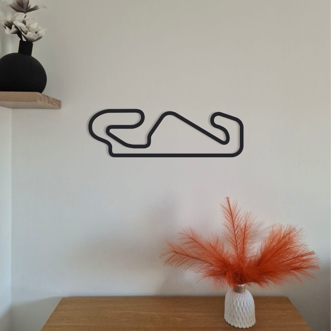 Circuits MOTOGP acier mural